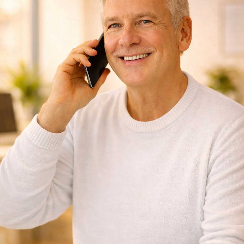 Dr. Eberhard Holch am Privatarzttelefon für Senioren